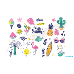 Achetez les fameux stickers BEMOOV Summer pour votre vélo