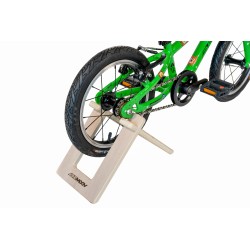 Houten poot voor kinderfiets